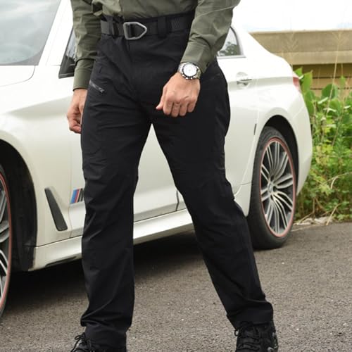 Tactical Cargo Pants for Men Outdoor Athletic Hiking Joggers with Pockets Straight Leg Stretchy Classic Sweatpants4