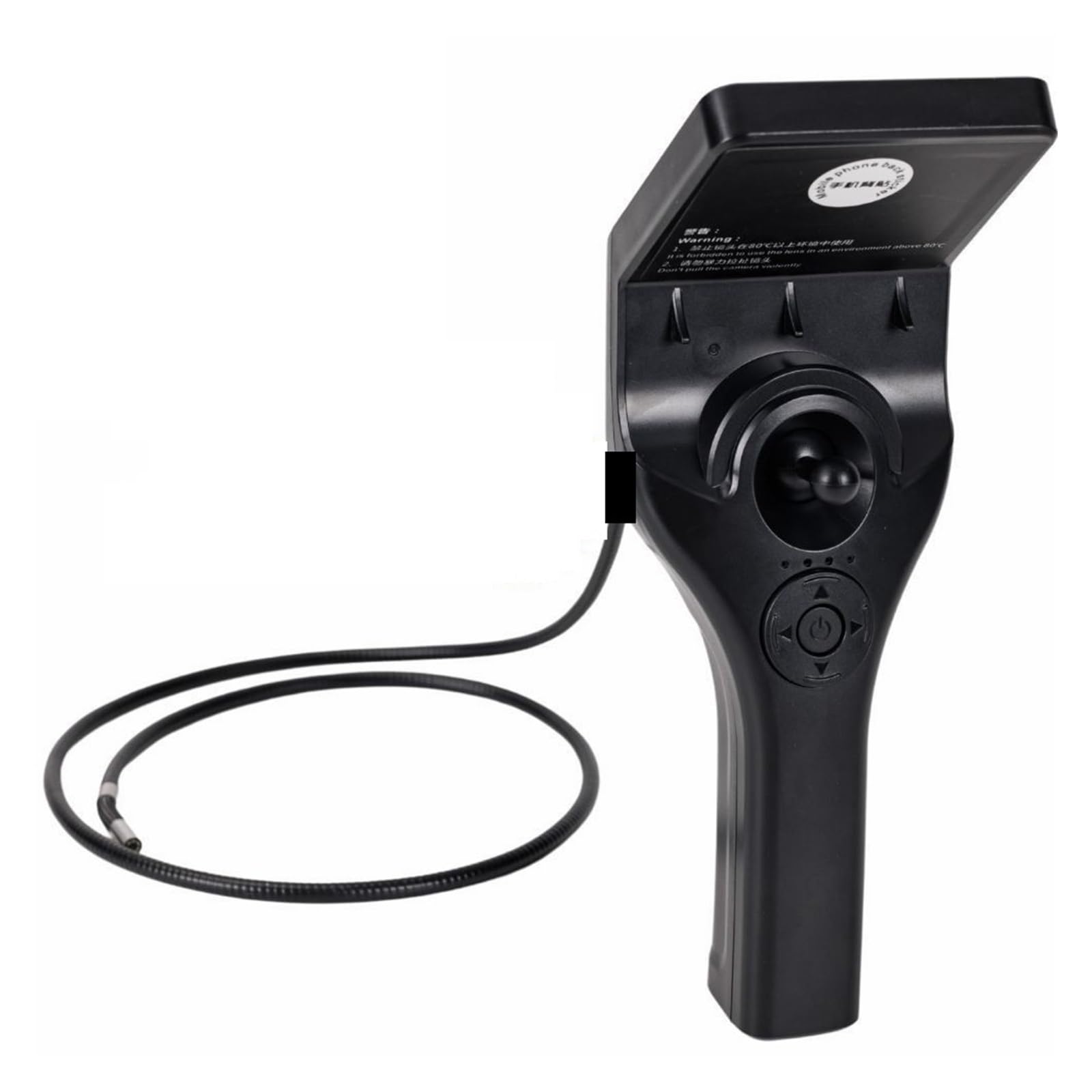 Sewer Camera, 1080P HD 2-Way Articulating Borescope with 2600 MAH Battery 6mm Endoscope Inspection Camera 360° Rotation