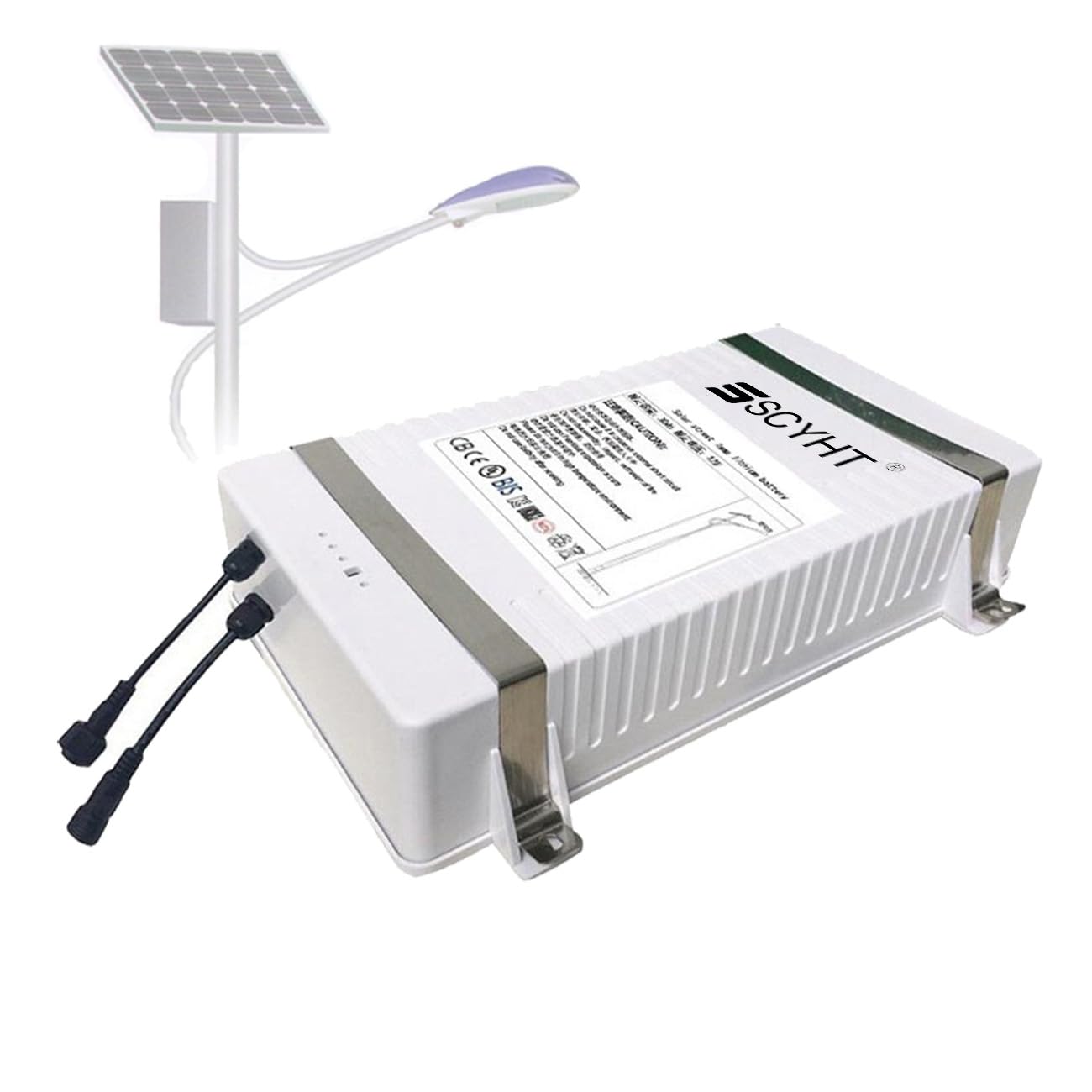 Batería LiFePO4 12 V 18 Ah y 36 Ah Batería de Litio 12 V Baterías solares 30 Ah Baterías Recargables para luz Emergencia con Motor 200 W a 550 W y Puerto 2 núcleos,12v24ah 340mm