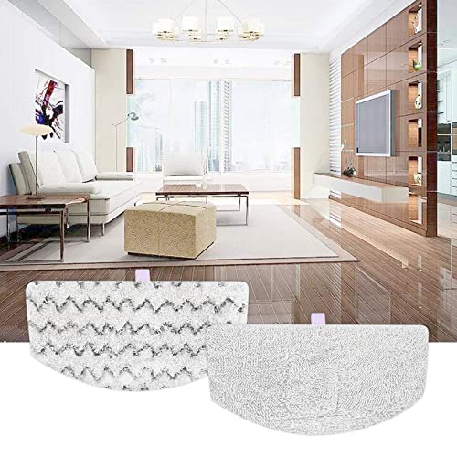 Isingo 1940 Bissell Steam Mop Pads For Bissell Powerfresh Steam Mop 1806 1544 1440 2075A 2685A 1940W,19404 Series, Replacement Part #5938#203-2633, 6 Pack #TOP6