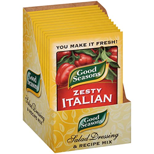 Good Seasons Zesty Italian Dressing & Recipe Seasoning Mix (24 Ct Pack, 0.6 Oz Packets) #TOP6