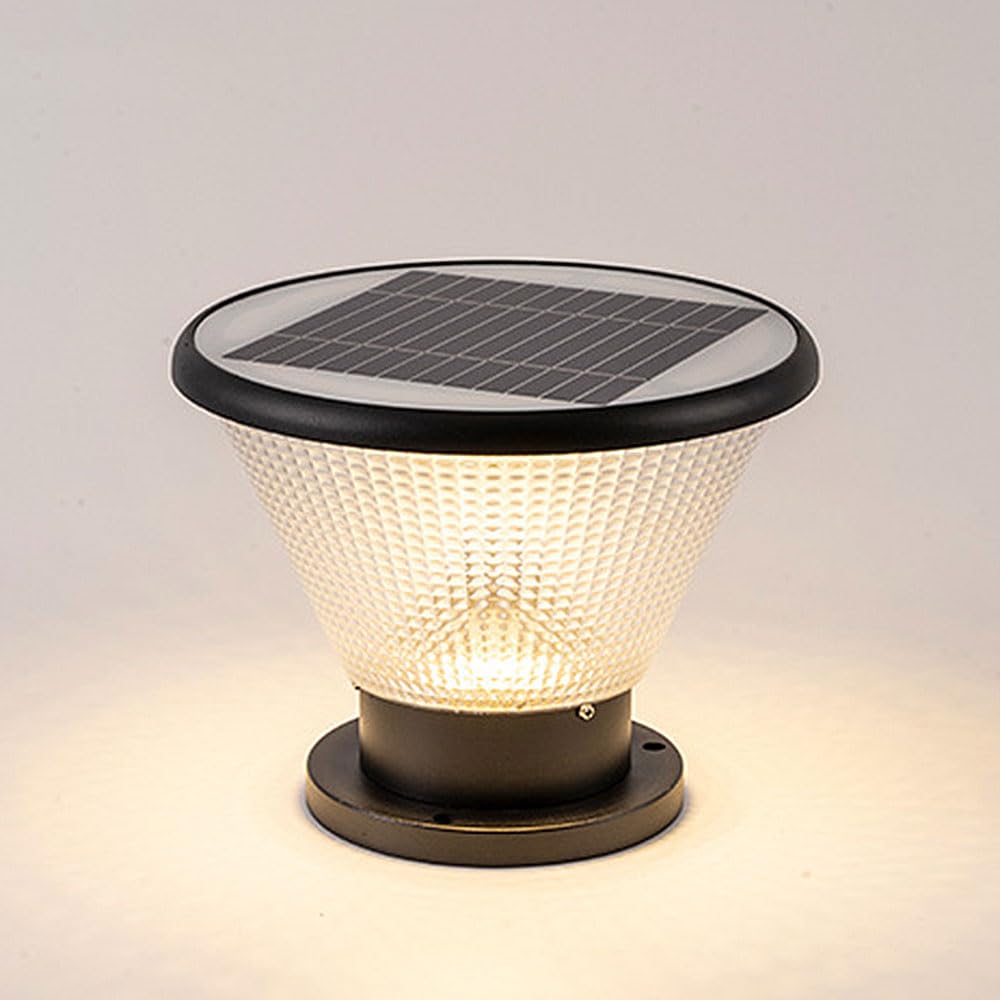 Lanterne de pilier extérieure moderne pour illuminer votre terrasse
