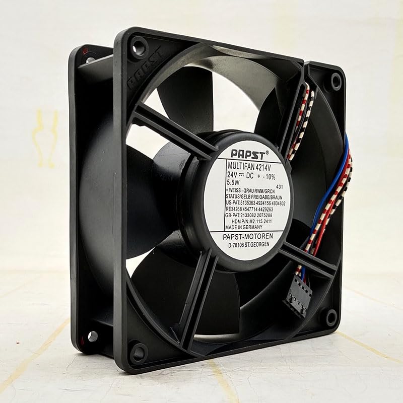PAPST 4214V 12038 24V 5.5W 5Line Large Airflow Axial Flow Fan