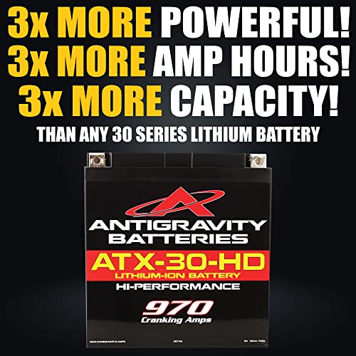 Image of Antigravity ATX30-HD YTX30 YTX30L-BS YIX30 Lithium Motorcycle Battery