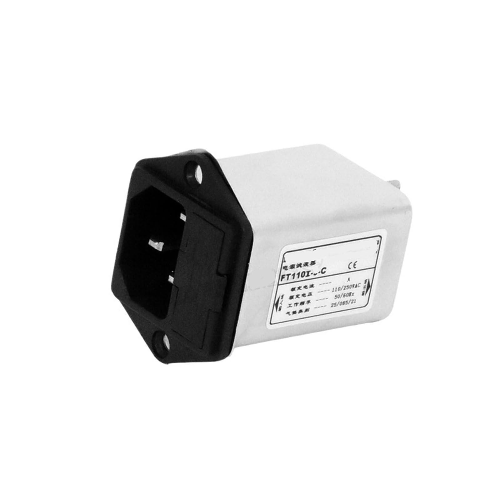 IEC-Steckdosen-Netzfilter FT110I-1-C 3 6 10 Einzelsicherung(FT110I-3-C)