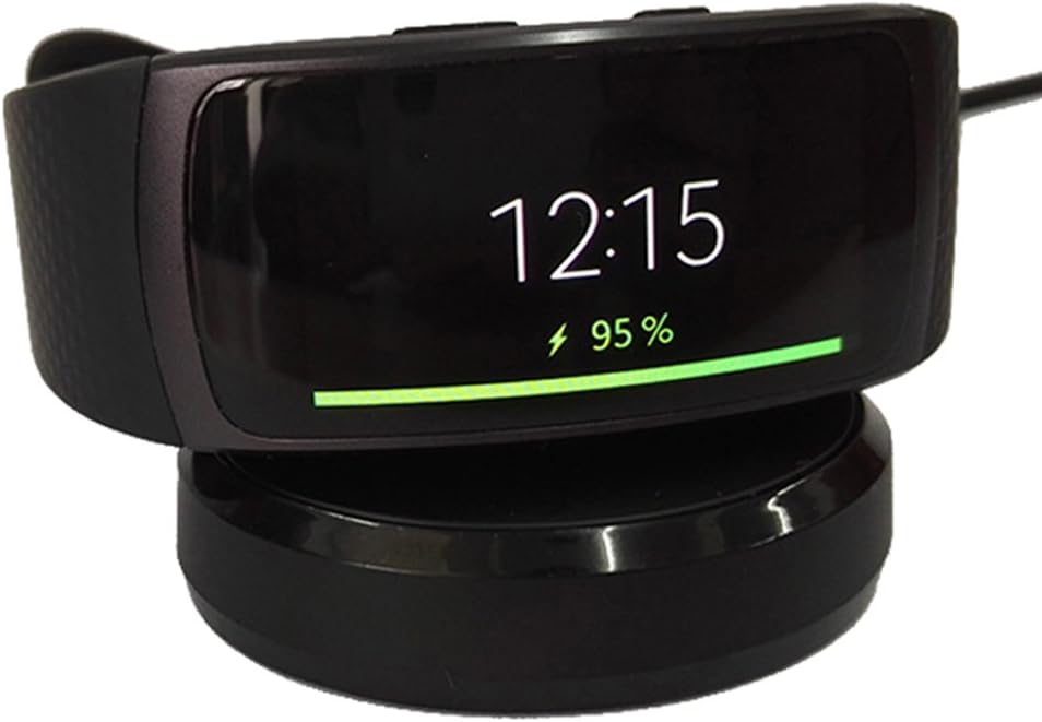 Kissmart Charger for Samsung Gear Fit 2 (SM-R360) / Gear Fit 2 Pro (SM-R365) - Replacement Charging Dock (NOT Fits Galaxy Fit 2 SM-R220)