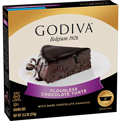 Godiva Baking Mix, Flourless Chocolate Torte, 5 Count