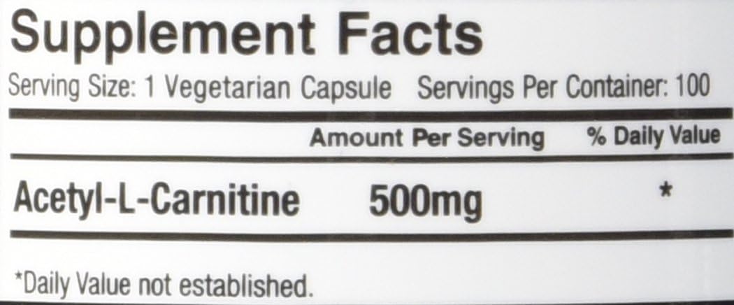 Primaforce, Alcalean Acetyl-L-Carnitine Capsules, 100 Count : Amazon.com.mx: Salud y Cuidado Personal