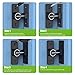 Barn Door Lock Hardware, 90 Degree Heavy Duty Gate Latches Flip Latch Safety Door Bolt Latch Lock, Barn Sliding Door Latch Lock Suitable for Garden, Bathroom, Outdoor, Garage, Window