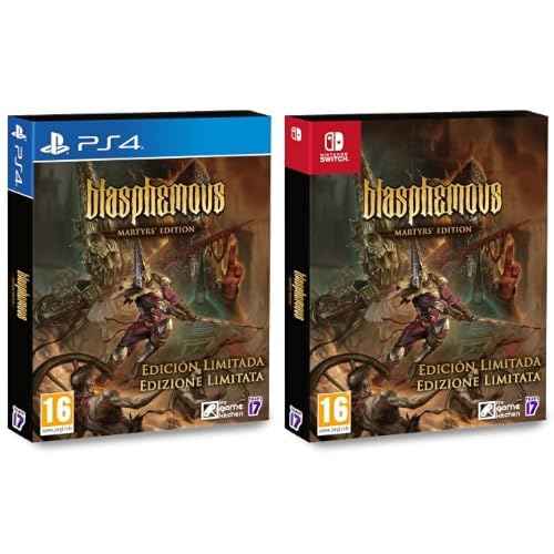 Carátula de Blasphemous: Martyrsâ€™ Edition - PlayStation 4+Blasphemous: Martyrsâ€™ Edition - Nintendo Switch para PS5 (edición PAL España)