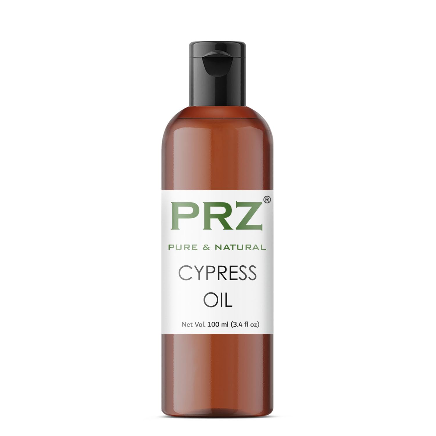 PRZ Cypress Essential Oil - Pure Natural & Therapeutic Grade Oil for Aromatherapy, Skin Care & Hair Care, 100 ml