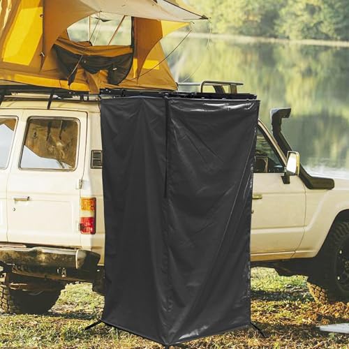 Camping shower tent imperméable rideau abri intimité camping car - 3