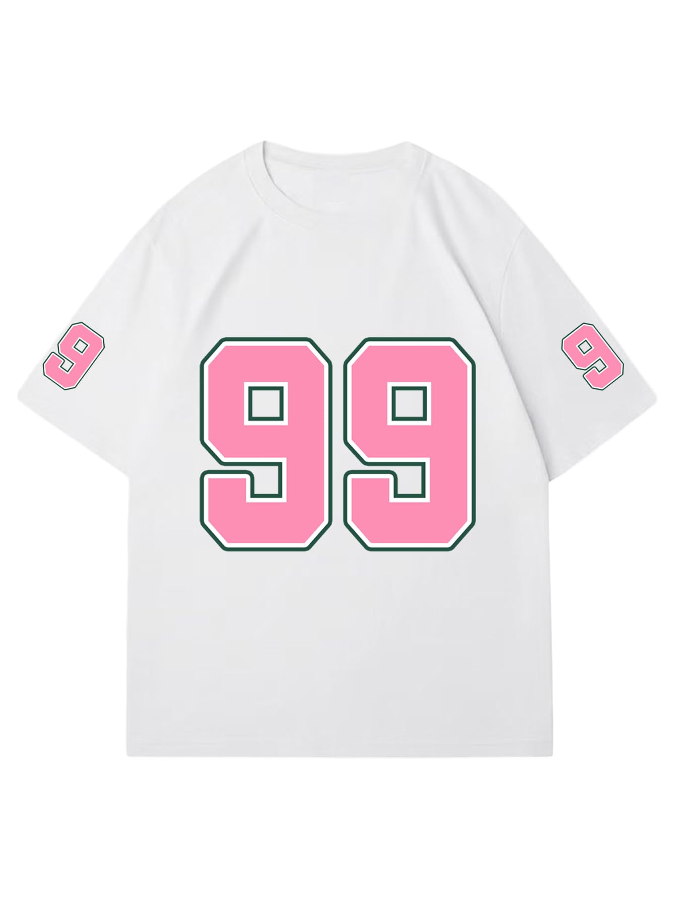SweatyRocks Mens Jersey Shirt Y2k Baggy Shirts Graphic Oversized Tees Short Sleeve T Shirts