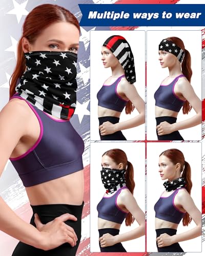 Image of Cuffbow 12 Pack Neck Gaiters Face Mask Balaclava for Men Women Cooling Neck Gaiter Summer UV Protection Scarf