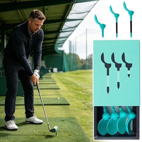 Tees de golf en forme de pétale durables pour un swing stable et précis