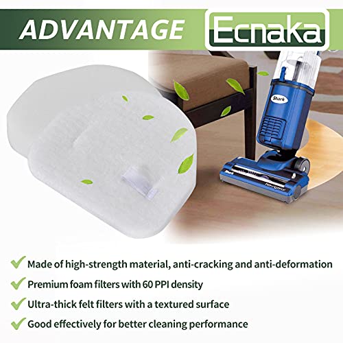Kit de 3 filtros de espuma e feltro de substituição para Shark Navigator NV100, NV100C, NV100 26, NV