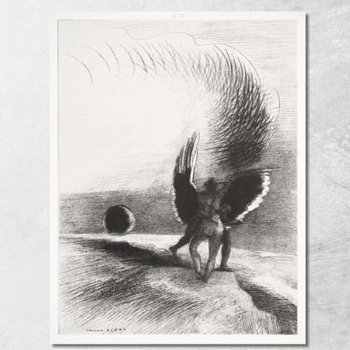 Tableau imprimé sur toile Odilon Redon ord32 encadré pour habiller facilement un grand mur nu