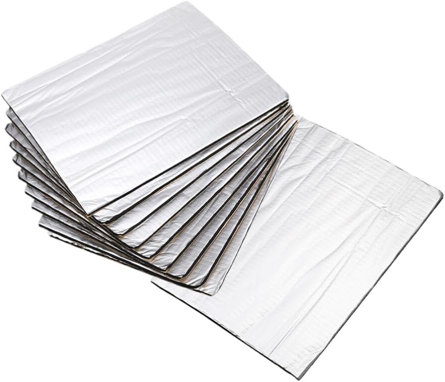 20pcs Auto Sound Insulation for Engine Hoods and Sound Deadening Material Easy Installation Multifunctional Use for Doors and Roofs Soundproofing Accessory