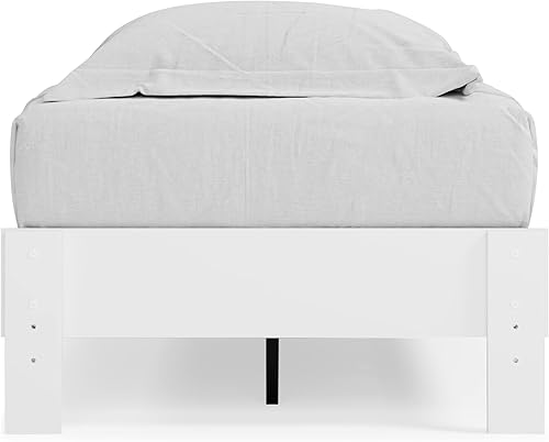 Miniatura 85 de Signature Design by Ashley Socalle Casual Twin Panel Platform Bed, Foundation or Box Spring Not Needed, Black Negro -,Blanco,Azul,Marrón miel,Beige