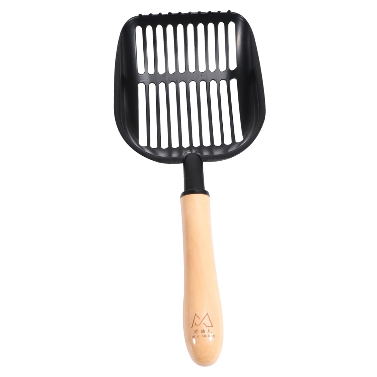 ibasenice 1pc Cat Litter Shovel Pet Supplies for Kittens Sand Integrated Shovel Cat Litter para Cat Litter Scoop Cleaning Scoops Litter Poop Scooper Litter Scooper Sturdy Cat Scooper Black