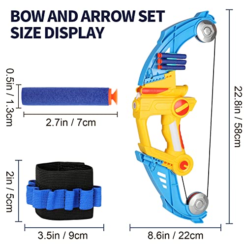 Kadayaya Bow And Arrow For Kids, Outdoor Archery Set With 20 Suction Cup Arrows Toys Gifts For Boys Girls Ages 4-8 #TOP5