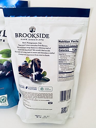Brookside Dark Chocolate Acai and Flavors Candy Blueberry, 64 Ounce (Pack of 2)