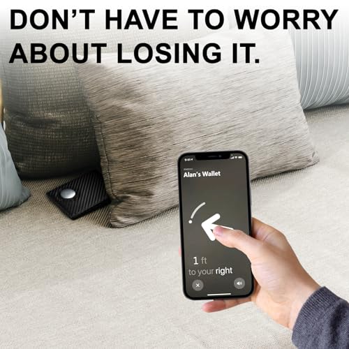 Image of furid Apple Airtag Wallet Men Slim: Air Tag Wallet with Airtag Holder, RFID Blocking, Bifold, Front Pocket, Minimalist Card Wallet, Carbon Fiber Wallet, Black Carbon, Airtag Wallet, Minimalist