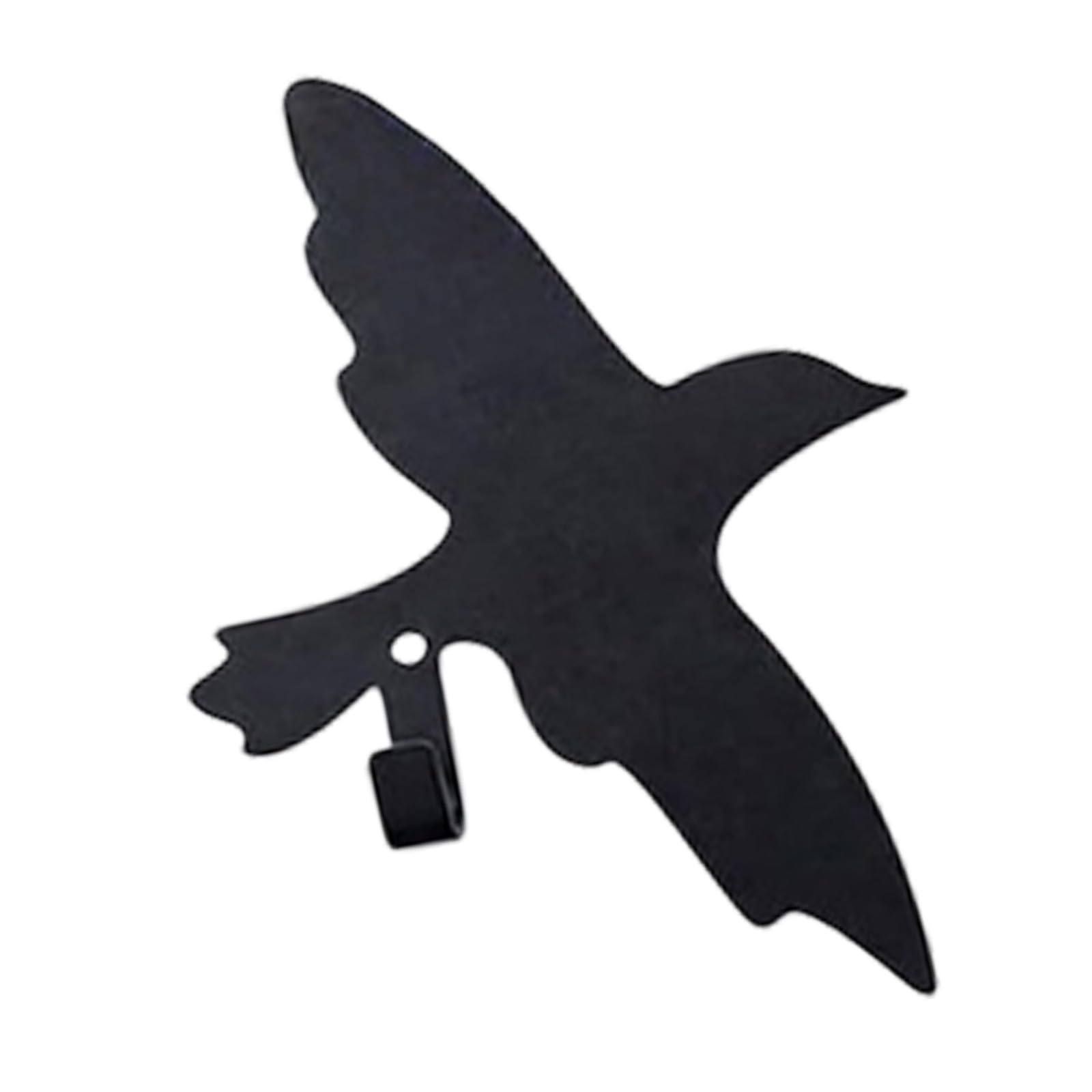Yttkku A Easy To Installation Black Bird Shaped Wall Hook Creative Designs Hanger For Keys Clothes Nd Bags Black Bird Hook