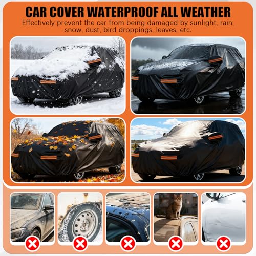 Image of Car Cover for Ford Escape, Thickened Cover for Escape 2001-2012 2015-2025