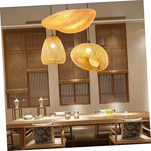 LABRIMP 1Pc Decoração Restaurante- **Cm Antigo Candelabro Pendurado Sombra Quente Ninho Gaiola Pinge