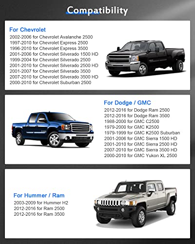 Eccpp 2X 3 Inch Wheel Spacers Adapters 8 Lug 8X6.5 To 8X6.5 126.15Mm 14X1.5 Fits For K3500 For K2500 For Sierra 3500 Hd For 3500Hd 2500Hd 1500Hd #TOP4