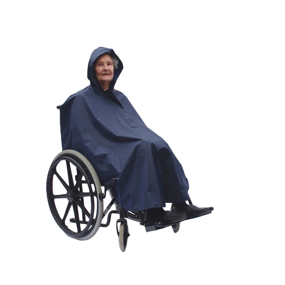 NRS Wheelchair Poncho - Large - Blue