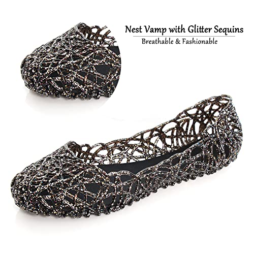 Image of Dear Time Women Flat Heel Summer Beach Jelly Shoes