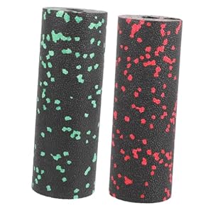 Togeval 2 Stück Yoga Massageroller Grün Rot