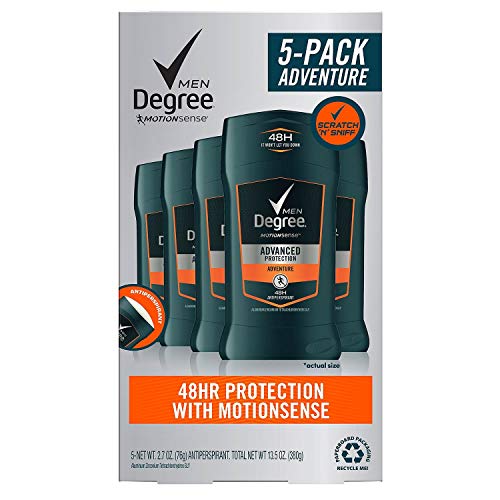 Desodorante Degree Men Adventure Stick 2.7 oz Pack 5 miniatura 1