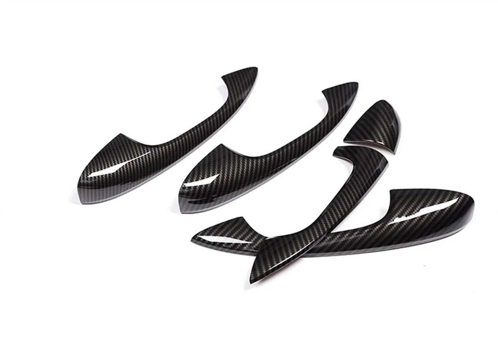 NOHEEU Car Exterior Door Handle Grab Cover Trim Sticker Styling for Benz A B C E GLC CLA GLE GLS GLB Class W177 W247 W205 W213(Carbon)