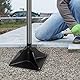 Walensee Stahlstampfer mit 122 cm Griff, 20,3 x 20,3 cm, Gartengriff, Gummigriff für arbeitssparend, aus Stahl, robust, ideales Werkzeug, Nivellierung, Bodenmontage, Pflastersteine und Reparatur von