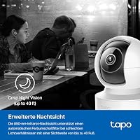 Tapo C232 360° KI-WLAN-Überwachungskamera, Ethernet/WLAN, 3K 5MP, Bewegungsverfolgung, Nachtsicht, Zwei-Wege-Audio, kompatibel mit Alexa und Google Assistant, MicroSD-Karte Bis zu 512 GB – Ansicht 6