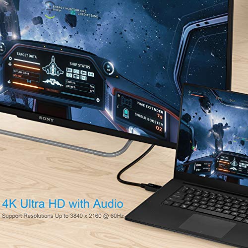 Moread Displayport To Displayport Cable, 6 Feet, 5 Pack, Gold-Plated Display Port Cable (4K@60Hz, 2K@144Hz) Dp Cable Compatible With Computer, Desktop, Laptop, Pc, Monitor, Projector - Black #TOP4