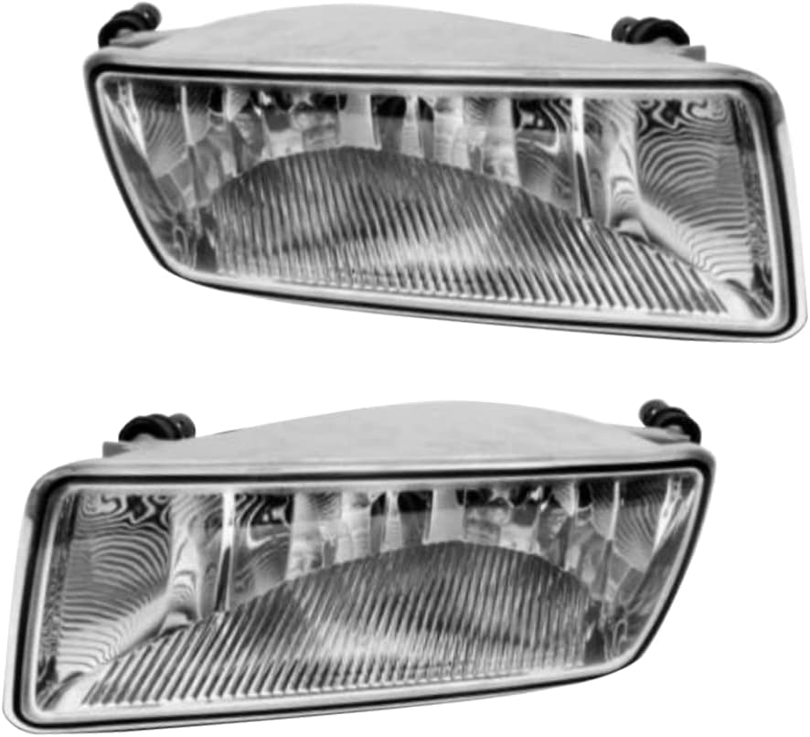 Driving Fog Lights Lamps Replacement for 2006 2007 2008 2009 2010 Ford Explorer With H10 12V 42W Halogen Bulbs ​ (Clear Lens)
