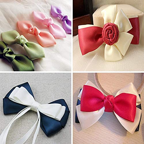 Image of Double Face Silver Satin Ribbon 1-1 /2 inch X 50 Yards Polyester Silver Ribbon for Gift Wrapping Very Suitable for Weddings Party Invitation Decorations and More