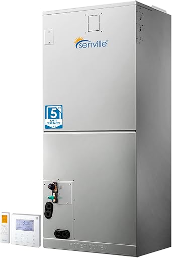 Senville Central Air Conditioning System, Heat Pump, Inverter, 2 Ton