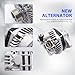 OXCANO 11058N Alternator Compatible with Subaru Impreza 2004-2010, Forester 2006-2010 & Saab 9-2X 2006, 2.5L, 12V 90A 5-Groove Pulley Clockwise, Replace# 23700AA380, 23700AA420, 23700AA540, A002TB3091