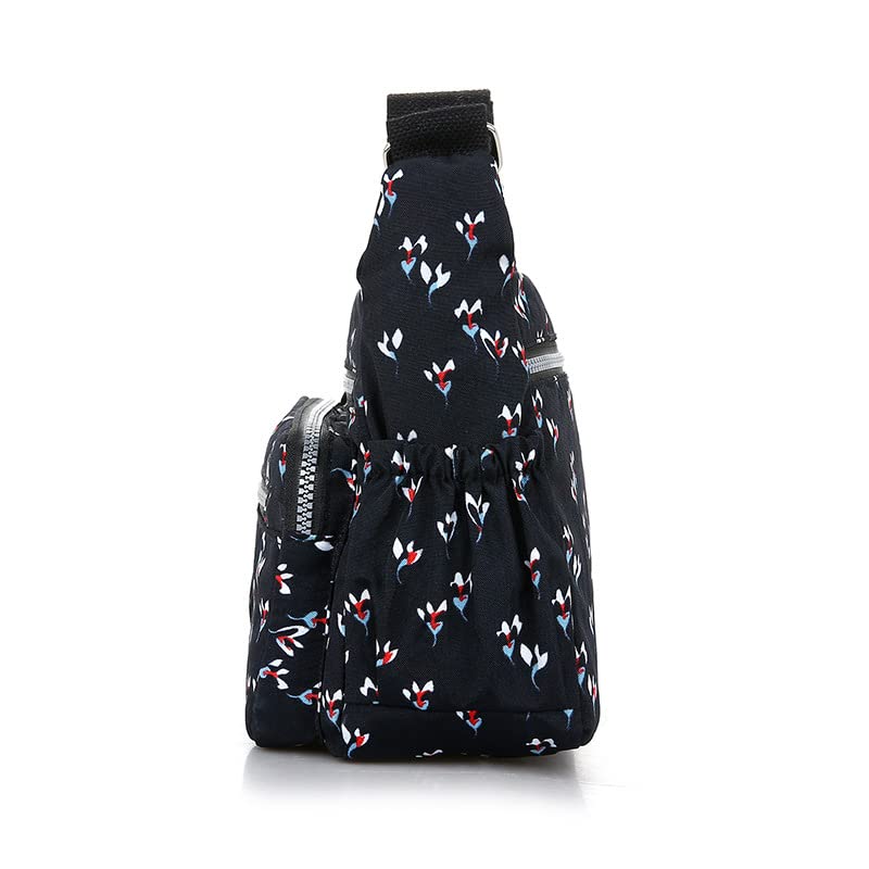 Image of Single shoulder Messenger Crossbody Bag Nylon Purse Satchel Travel Women Lady Fashion Top Handle