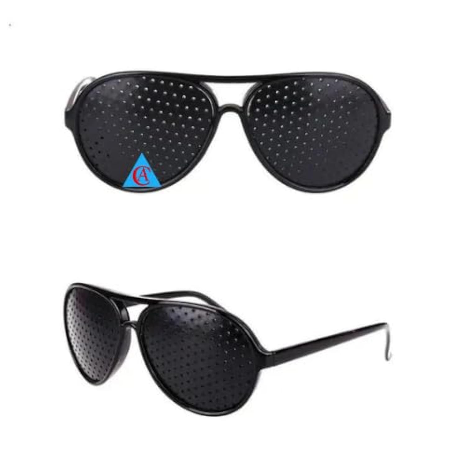 CHOUDHARY ACUPRESSURE Pinhole Glasses Vision Care Anti-Myopia Eye Exercise Improver Glasses For Men, Women and Kids (Black Pack of 1pca) (B0CBVT4B7W) Amazon Price History, Amazon Price Tracker