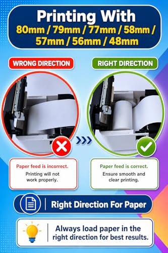 Image of PeriPeri 80mm Thermal Receipt Printer | Inkless POS Billing Printer with Auto Cutter & Beeper | USB Support for Android, Windows & Mac OS | High-Speed 3-Inch Desktop Receipt Printer | 1 Year Warranty