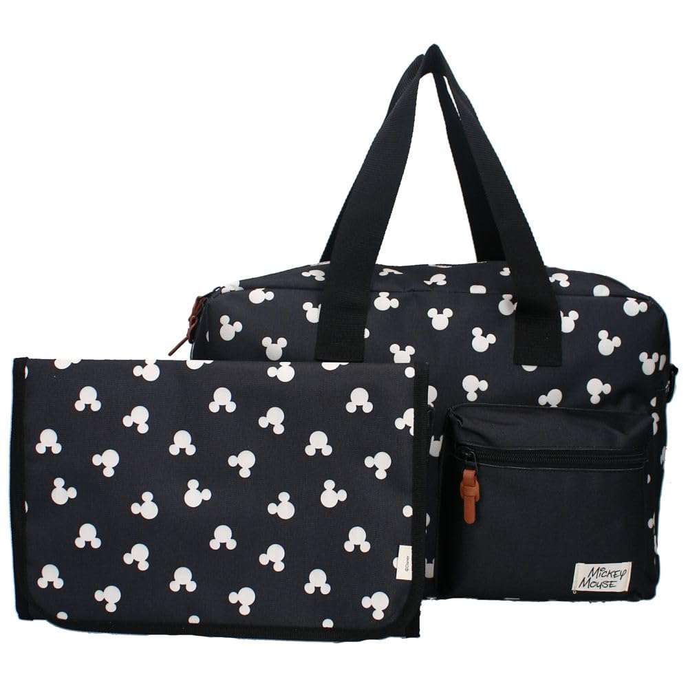 Große Baby Wickeltasche | mit Wickelunterlage | Disney Mickey Mouse