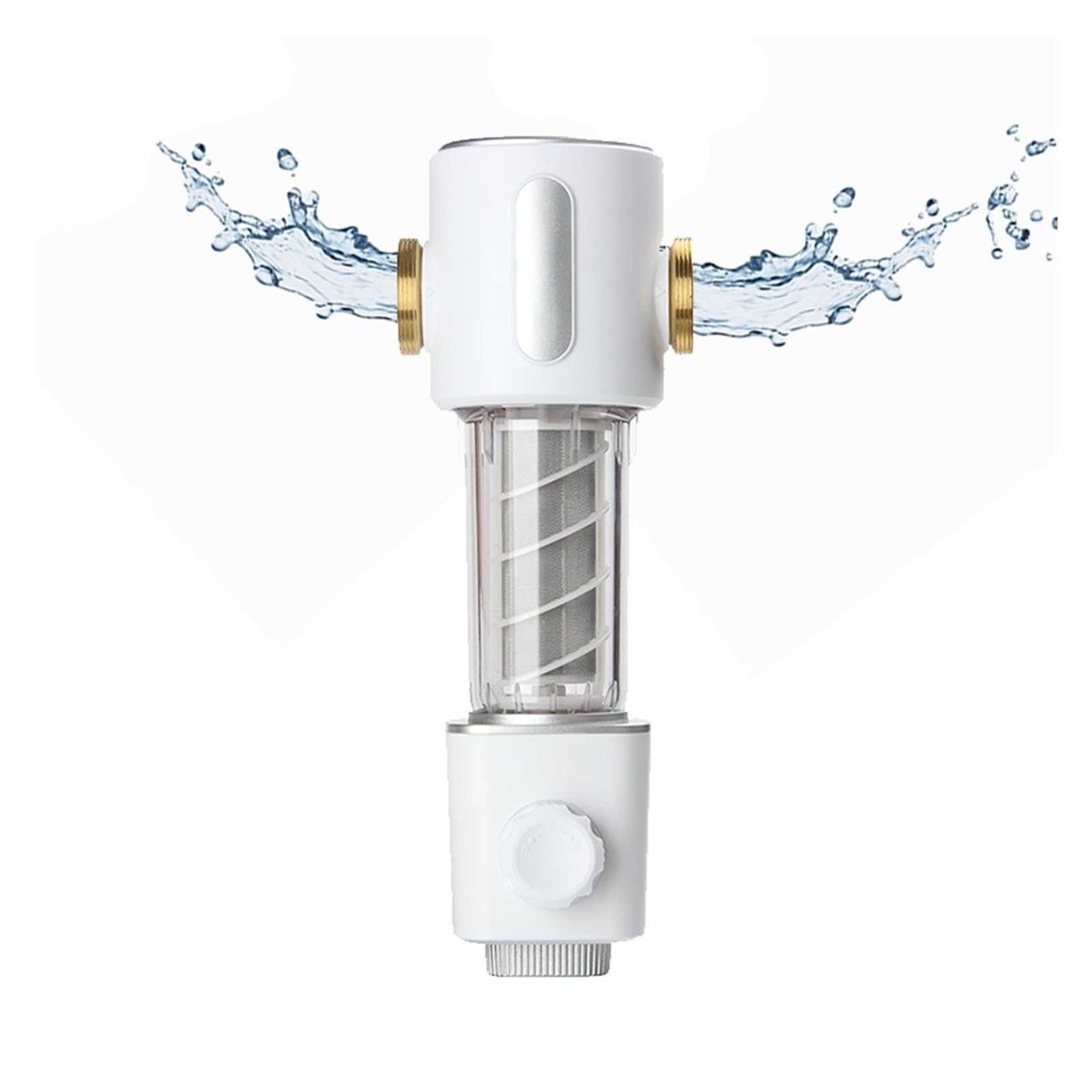 Filtrazione dell'acqua potabile, Filtro di sedimenti della ruggine della tubazione dell'acqua del rubinetto della famiglia, anteriore di rame del lavaggio controcorrente del depuratore di acqua di