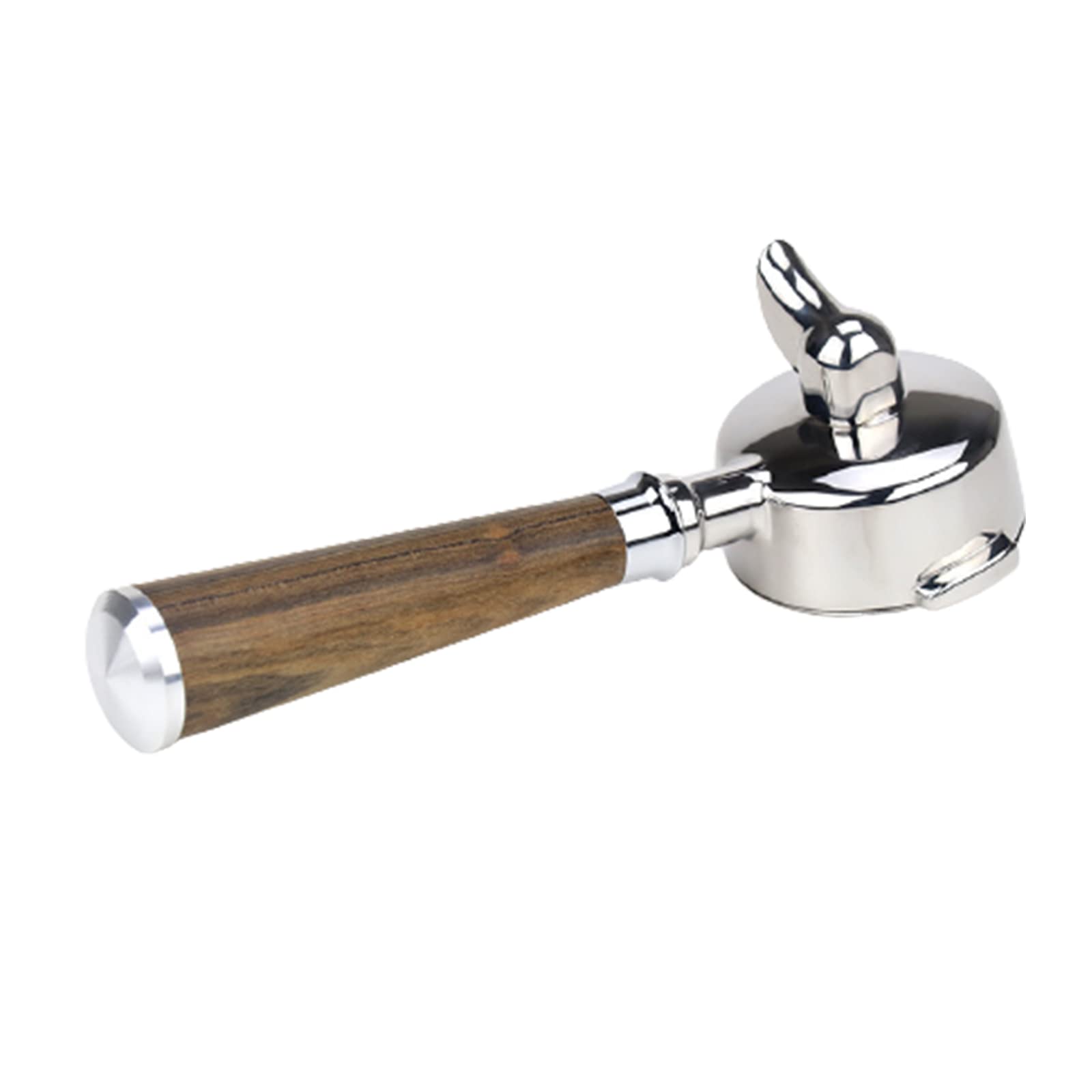 XAGMODSHN Siebträger aus Holz, 58 mm, Filtersiebträger für Holzgriff, Kaffeezubehör