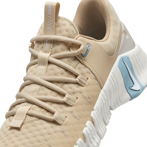 Nike Free Metcon 5 Women's Workout Shoes (DV3950-105, Sanddrift/Phantom/Light Iron Ore/White) Size 7